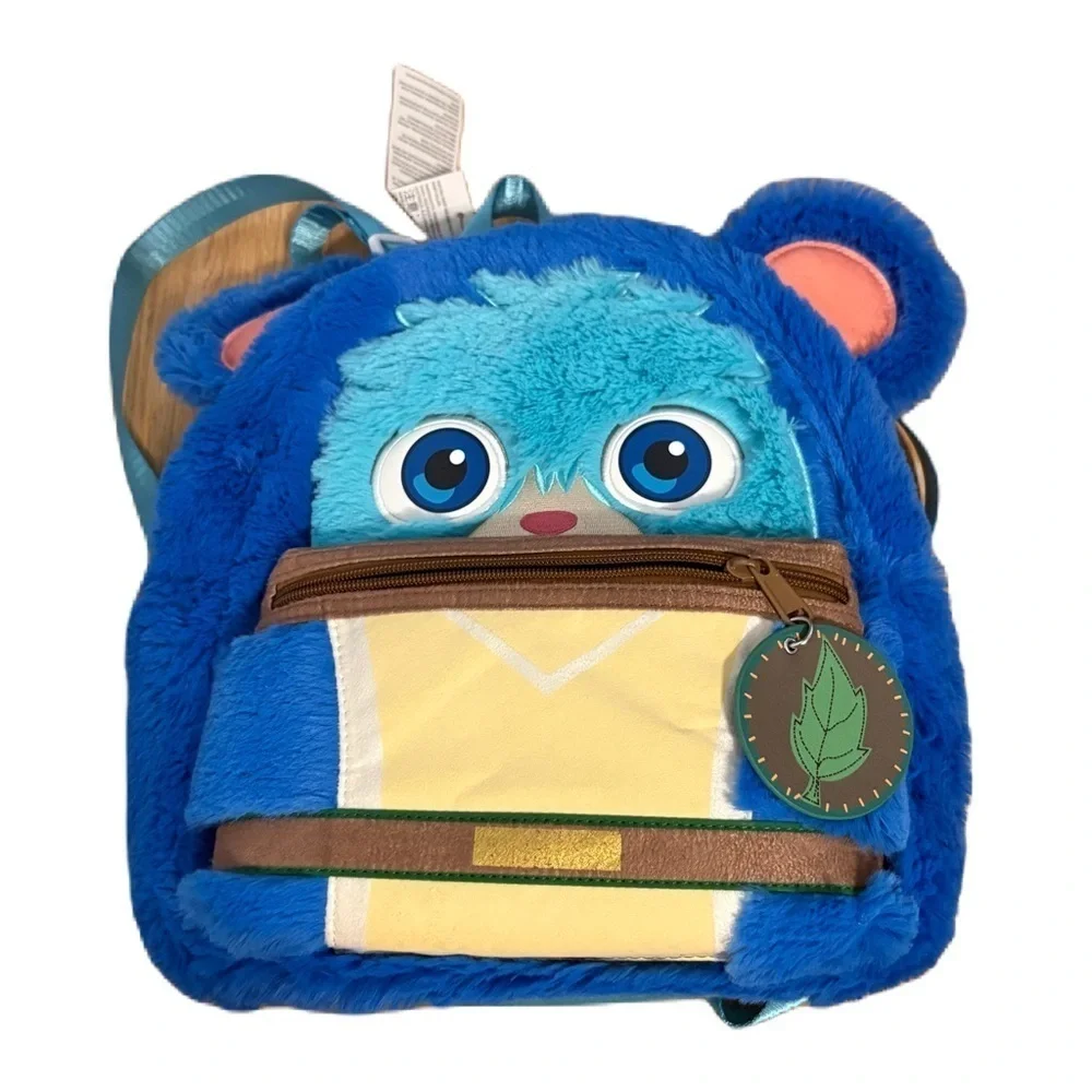 Disney Parks Star Wars Young Jedi Adventures Nubs Backpack Book Bag Plush Fuzzy